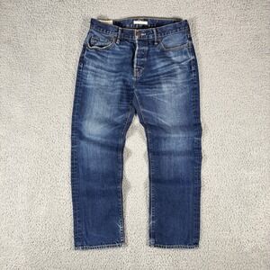 Abercrombie & Fitch Jeans Mens Size 32x29 Classic Straight Button Fly